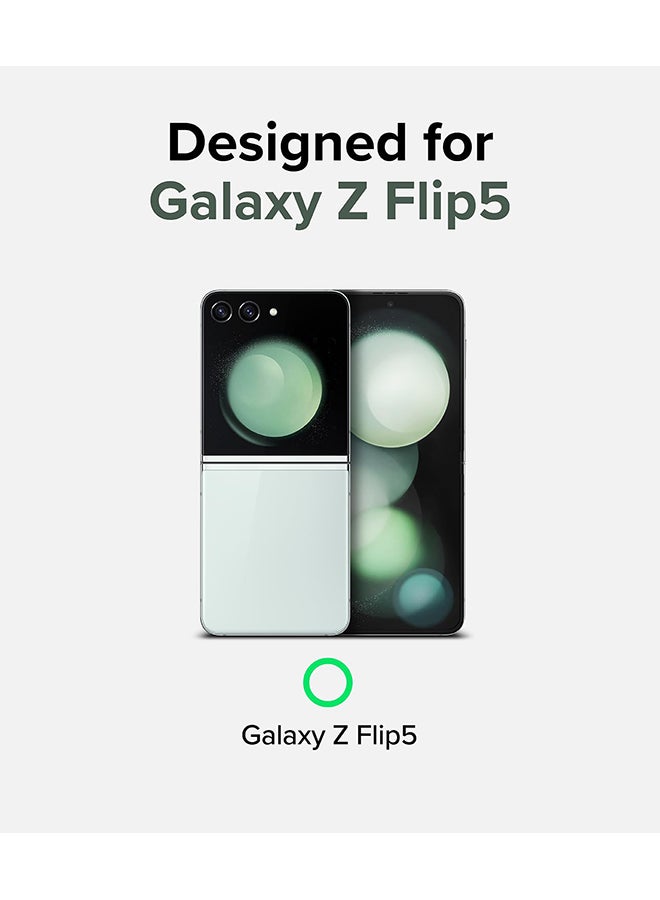 Ringke Slim Case For Samsung Galaxy Z Flip 5, Non-Yellowing Transparent Hard PC Thin Premium Lightweight Protective Phone Cover - Mint Light Green - Image 2