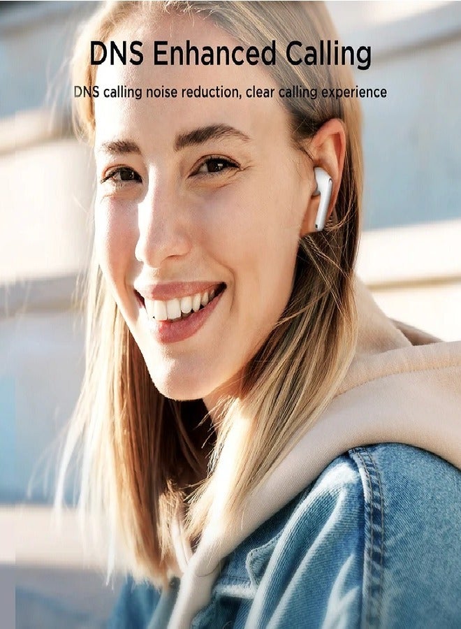 JOYROOM - Bluetooth 5.3 TWS Wireless Earphones 65Ms Low Latency Earbuds 13Mm Driver HiFi Headphones 4 Mics+ENC Hd Call White - Image 1