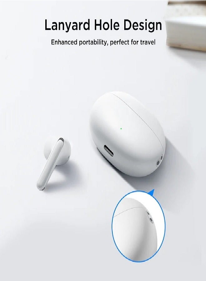 JOYROOM - Bluetooth 5.3 TWS Wireless Earphones 65Ms Low Latency Earbuds 13Mm Driver HiFi Headphones 4 Mics+ENC Hd Call White - Image 1