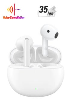 Bluetooth 5.3 TWS Wireless Earphones 65Ms Low Latency Earbuds 13Mm Driver HiFi Headphones 4 Mics+ENC Hd Call White