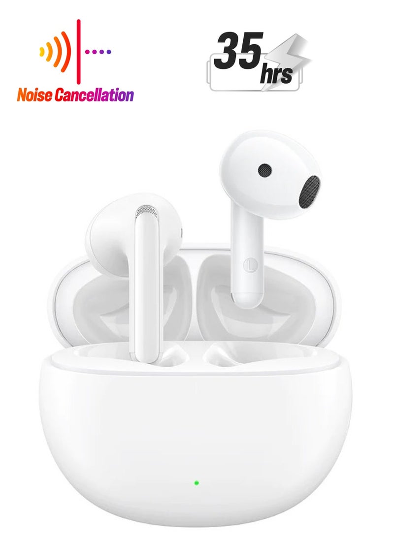 JOYROOM - Bluetooth 5.3 TWS Wireless Earphones 65Ms Low Latency Earbuds 13Mm Driver HiFi Headphones 4 Mics+ENC Hd Call White - Image 1