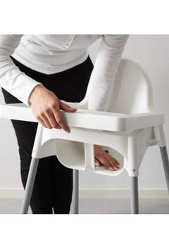 ALMUFARREJ Adjustable High Chair With Dining Tray And Safety Seat Belt For Children  - Image 5