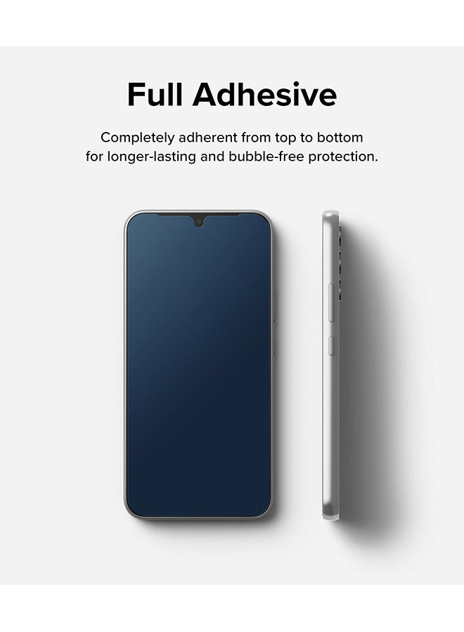 Ringke Full Cover Tempered Glass For Samsung Galaxy A34 Screen Protector Premium 9H Hardness Shatterproof Coverage With Installation Kit- 2 Pack Clear  - Image 4