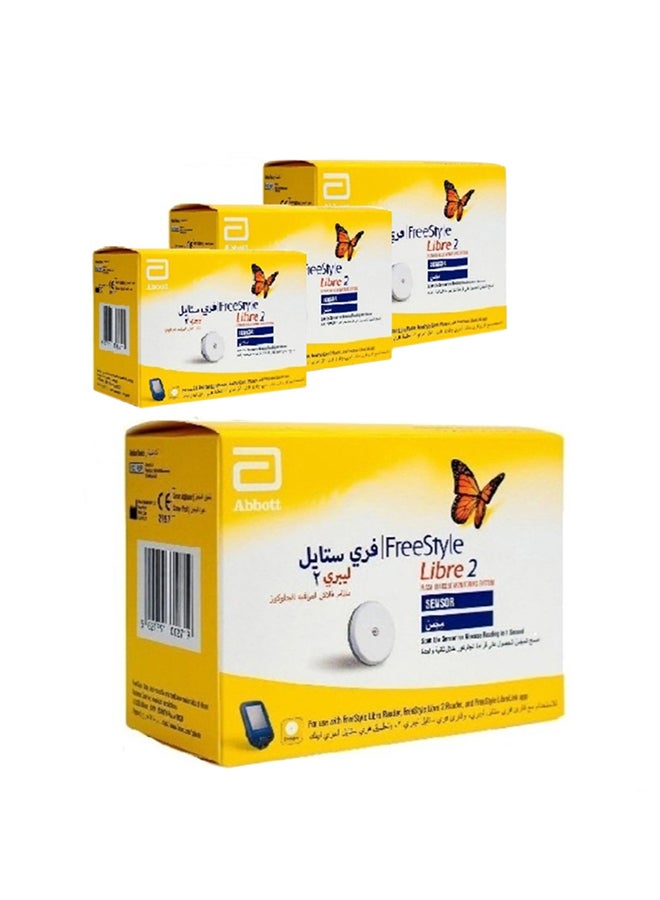 FreeStyle Libre - Pack Of 3 New 2 Flash Glucose Monitoring System Sensor Kit - Image 1