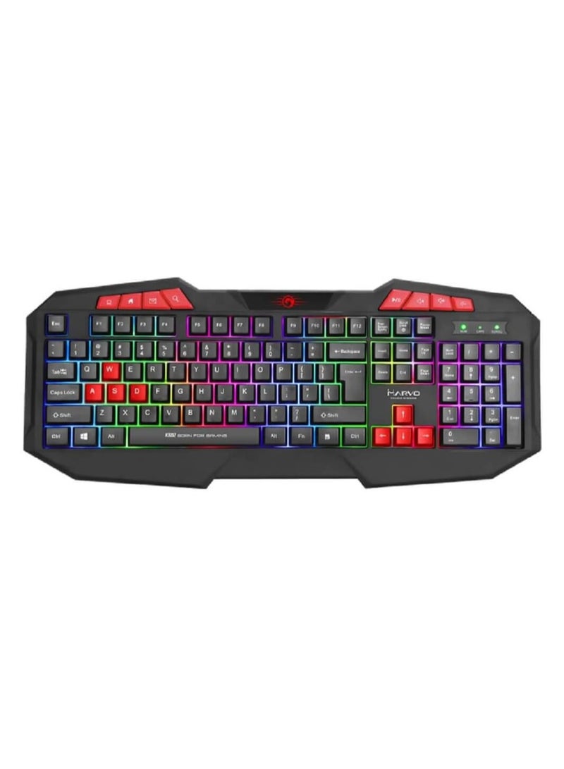 MARVO K602 EN Wired Membrane Keyboard - Image 1