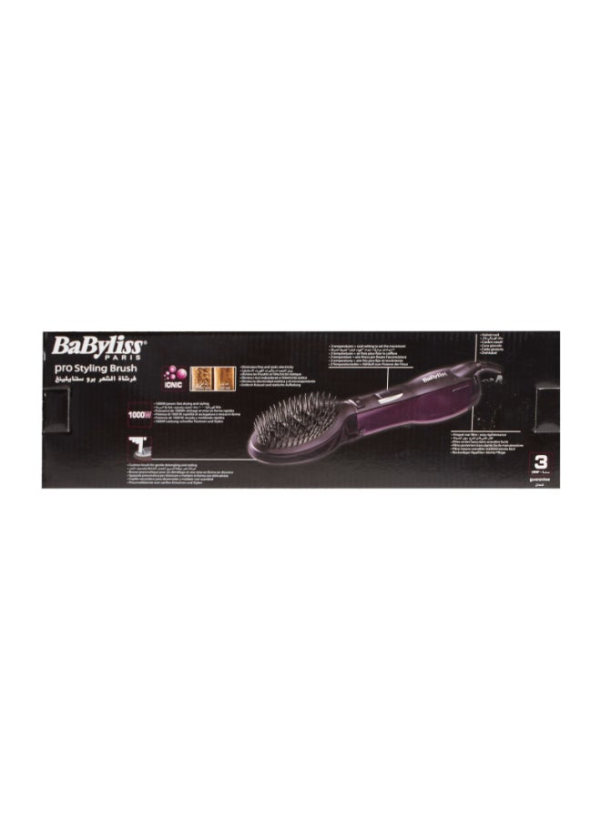babyliss International Version Paddle Airbrush 1000W As115Psde Purple  - Image 4