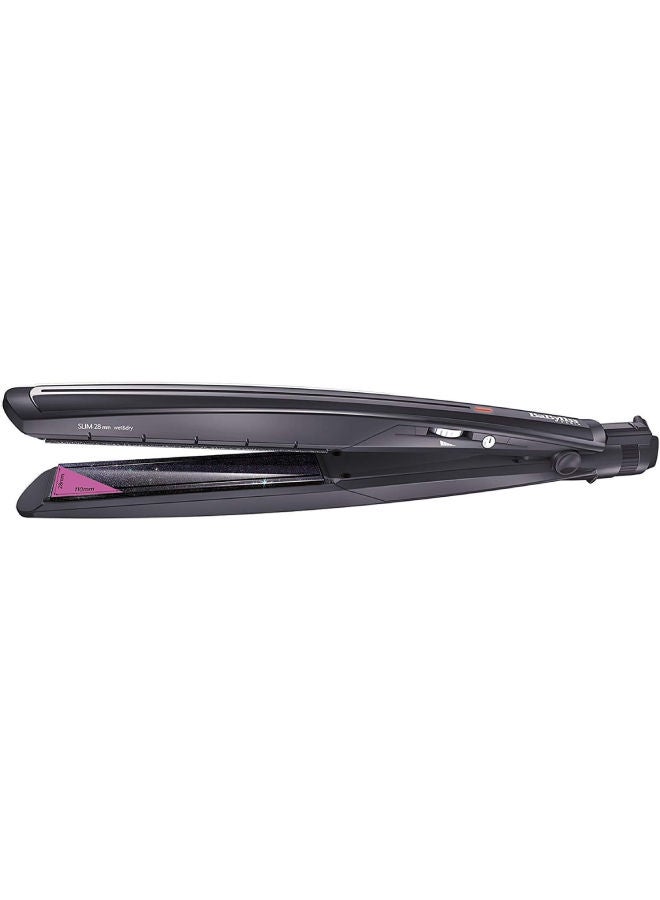 babyliss International Version St326 Wet And Dry Slim Hair Straightener Black/Purple  - Image 1
