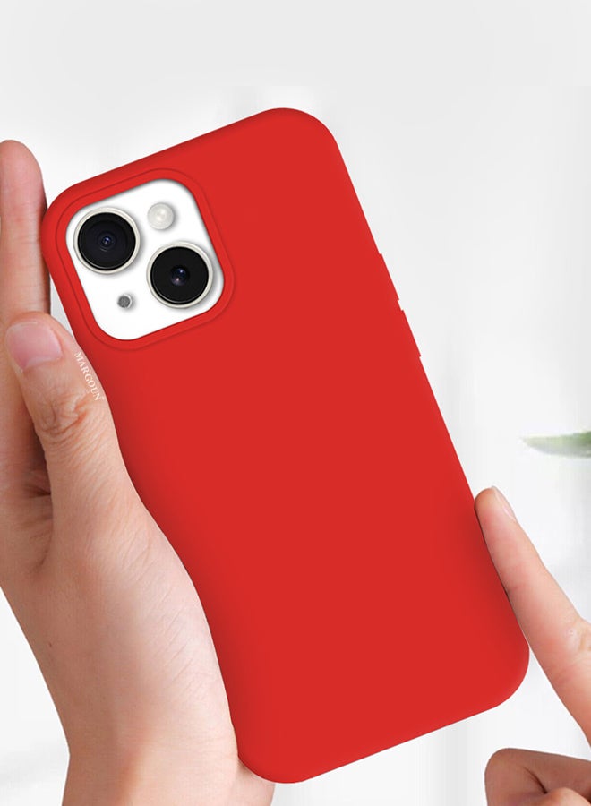 مارجون غطاء سيليكون لجهاز آيفون 15 مع ميغ سيف، غطاء خلفي متين ومقاوم للخدوش - Image 4