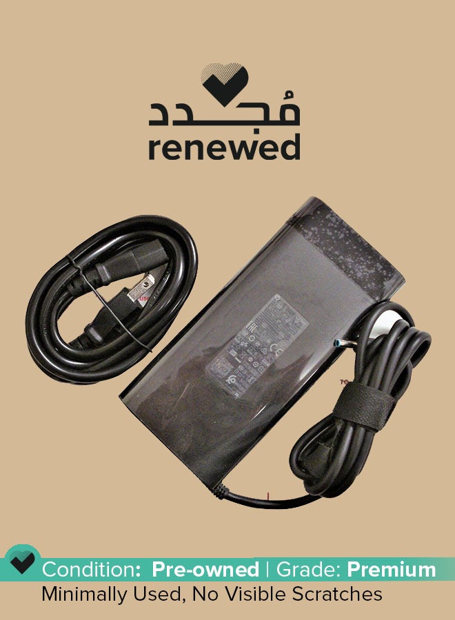 HP Renewed - OEM Genuine 45W HP Blue tip AC Adapter Charger 740015-002 741727-001 19.5V 2.31A Black - Image 1