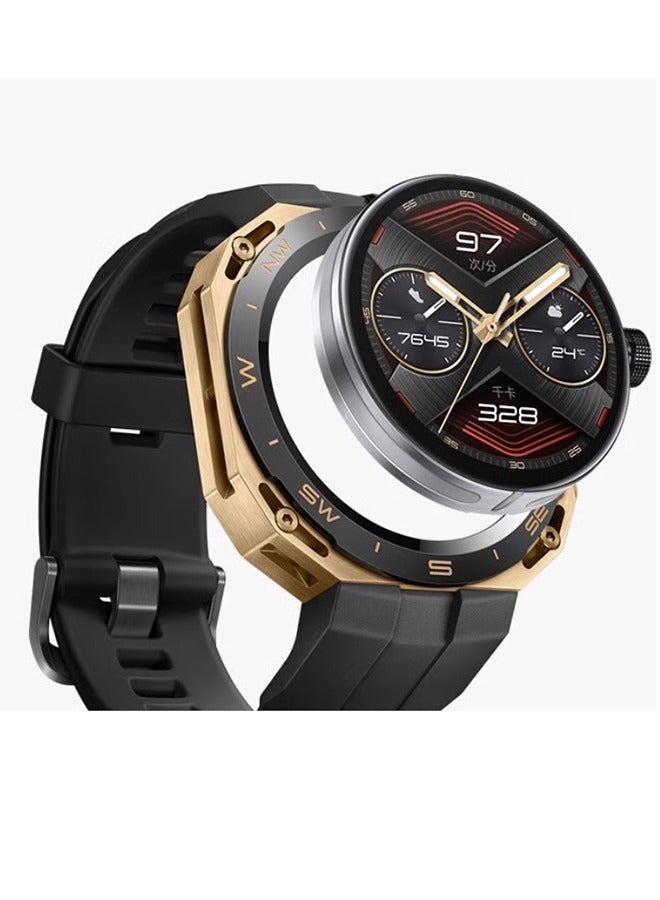 HUAWEI WATCH GT Cyber 46mm Smartwatch Shining Gold Black - Image 4