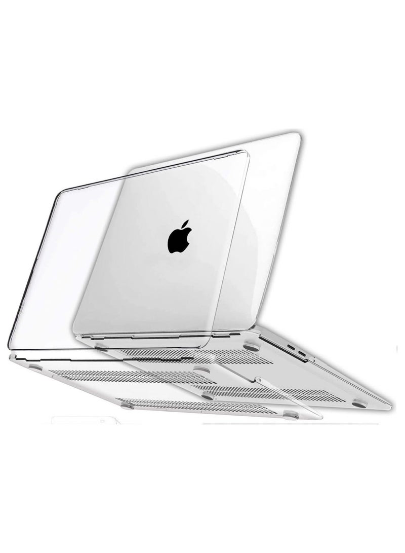 Apple - MacBook Pro MNEH3 13-Inch Display : Apple M2 chip with 8-core CPU and 10-core GPU, 256GB SSD With Crystal Clear Case & Sleeve Case English/Arabic Space Grey - Image 1