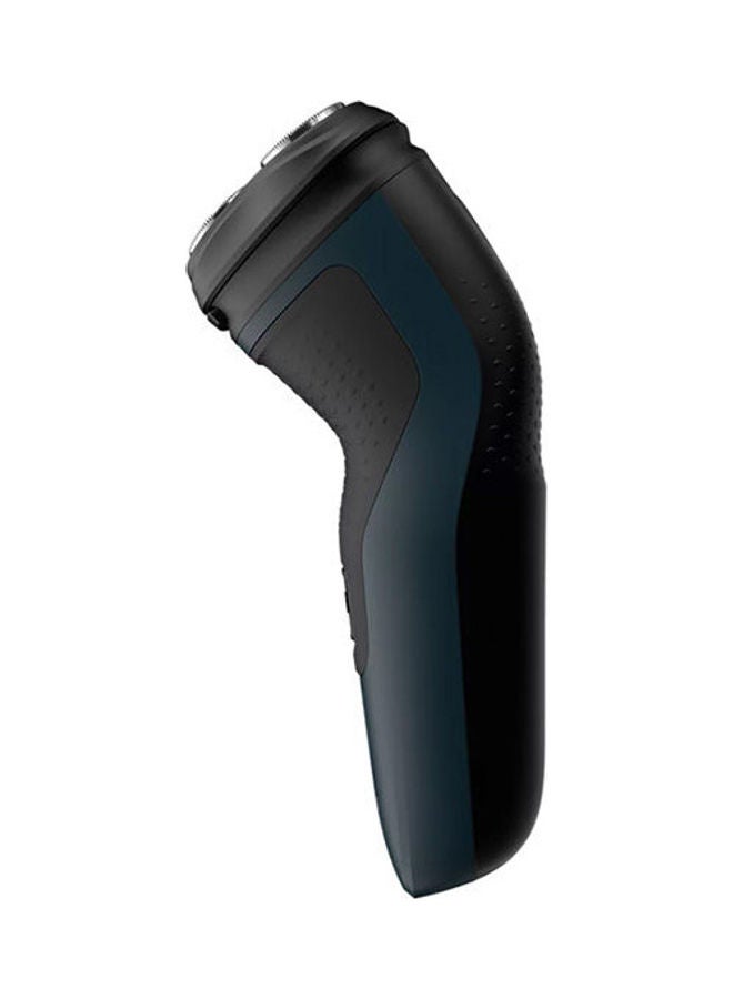 Philips International Version Shaver 1100 Wet Or Dry Electric Shaver Comfortcut Blades 3-Directional Flex Heads Blue/Black  - Image 4