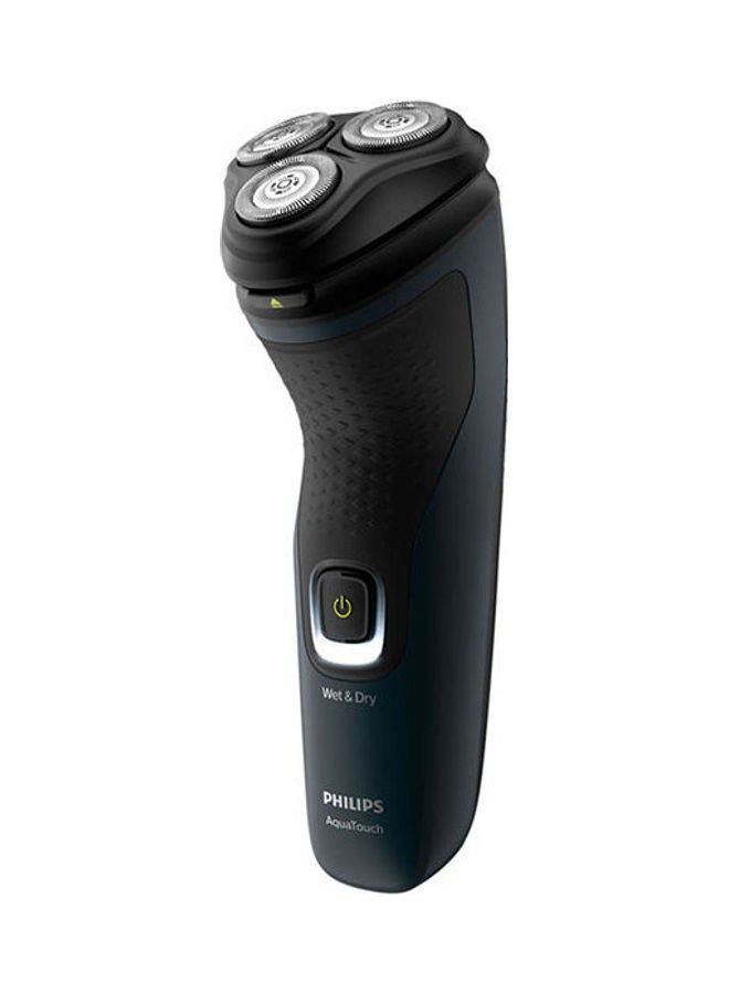 Philips International Version Shaver 1100 Wet Or Dry Electric Shaver Comfortcut Blades 3-Directional Flex Heads Blue/Black  - Image 3