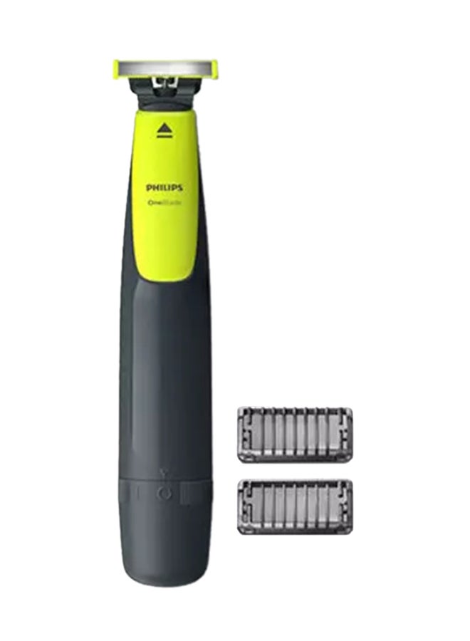Philips - International Version Qp2510-10 Oneblade Electric Trimmer And Shaver With 2 Combs Lime Green - Image 1