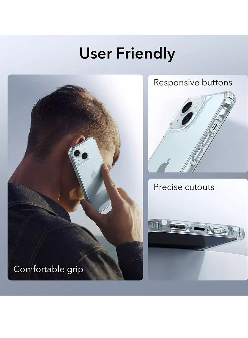 tech21 Premium Protection Series Completely And Scratch-Resistant Case Cover Built-In Dust-Proof For Apple iPhone 15 2023 Clear Clear  - Image 4