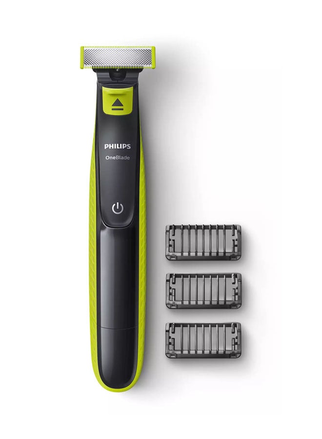 Philips International Version Oneblade Hybrid Electric Trimmer And Shaver Green/Black-Qp2520/20 Green/Black 18 x 20.5 x 6cm Green/Black - Image 1