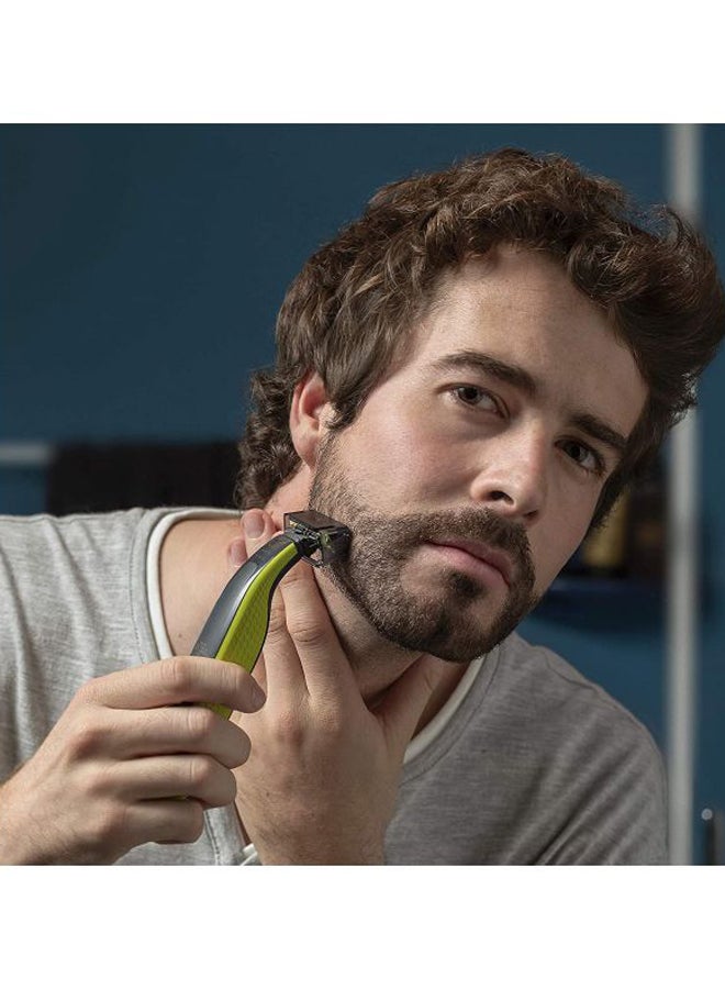 International Version Oneblade Hybrid Electric Trimmer And Shaver Green/Black-Qp2520/20 Green/Black 18 x 20.5 x 6cm Green/Black