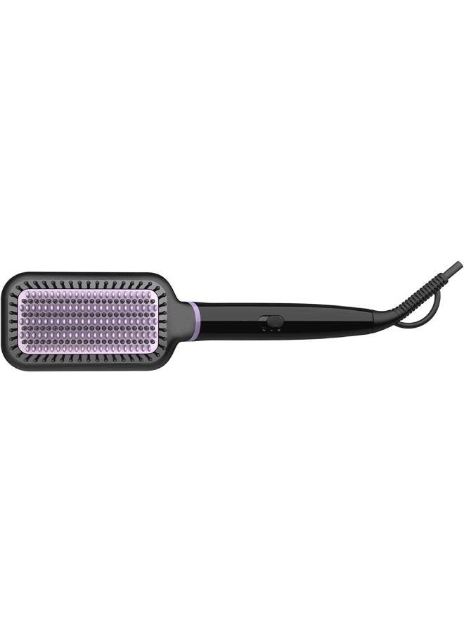 International Version StyleCare Essential Heated Straightening Brush With 2 PIN BHH880/00 Black/Purple Black/Purple - pnsku/N70012489V/45/_/1696824094/b17df4a7-eacd-487a-935b-54b87ca859b9