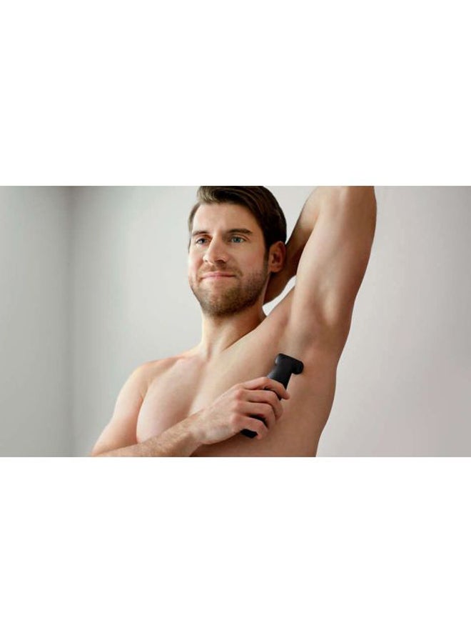 Philips - International Version Body Trimmer With 2 PIN BG3010/15 Black/Grey - Image 1