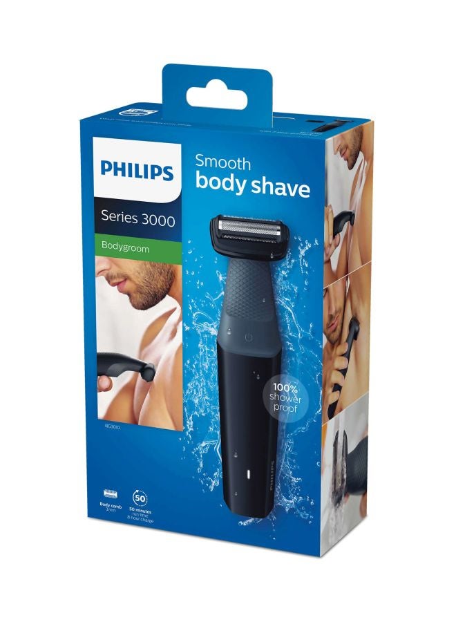 Philips - International Version Body Trimmer With 2 PIN BG3010/15 Black/Grey - Image 1