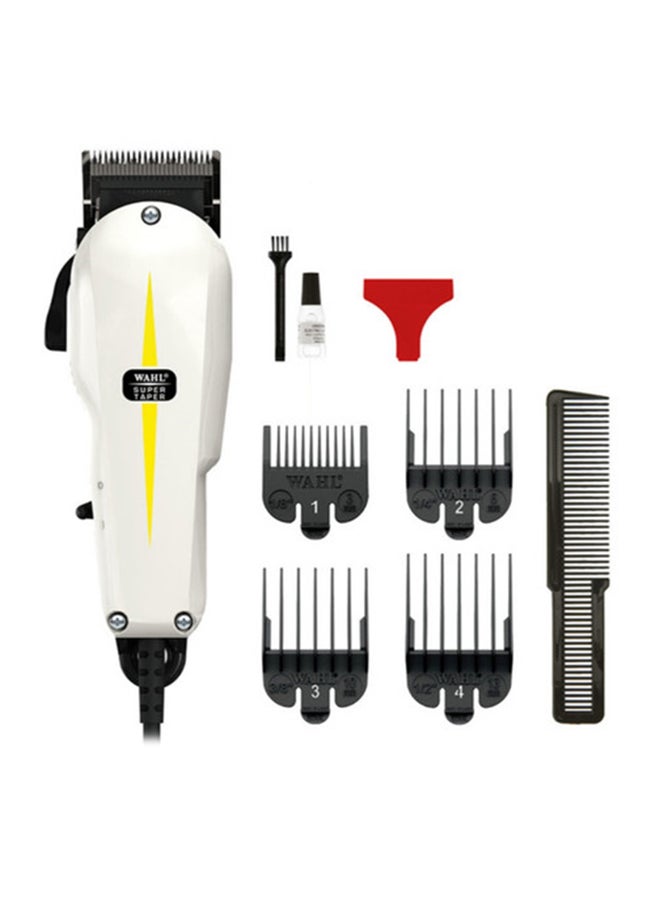 وال نسخة دولية من ماكينة قص الشعر السلكية سوبر تيبر باللون الأسود/الأبيض/الأصفر 8.1x19.8x25.4 سم - Image 2