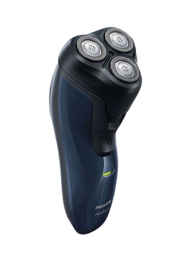 Philips International Version AquaTouch Wet And Dry Electric Shaver Black/Blue Black/Blue