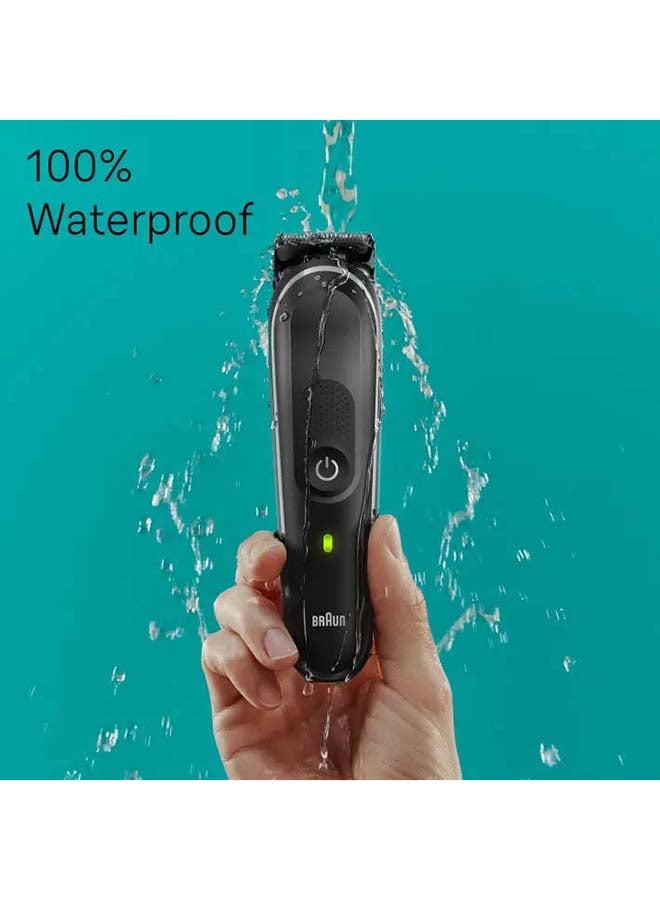 براون - 9-in-1 Style Kit 5 Beard, Body, Ear And Nose. With 100-min Runtime, Pouch MGK5420 Grey - Image 1