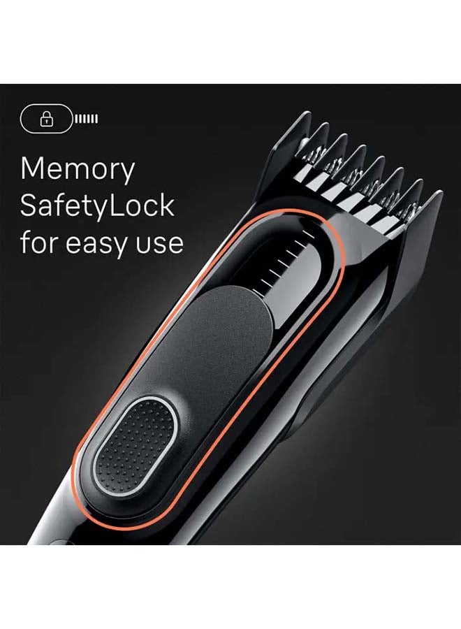 BRAUN Hair Clipper Series 5, Hair Clippers For Men With 9 Lenght Settings HC5310 Black  - Image 5