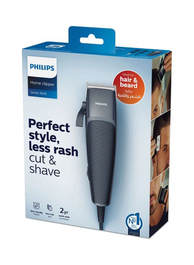 Philips International Version Hairclipper 3000 Series HC3100/13 Black/Grey Black/Grey - Image 5
