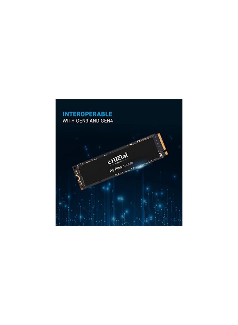 كروشيال P5 Plus PCIe 4.0 ذو الحالة الصلبة، 3D NAND، NVMe، M.2، 6600 ميجا بايت في الثانية  - Image 4