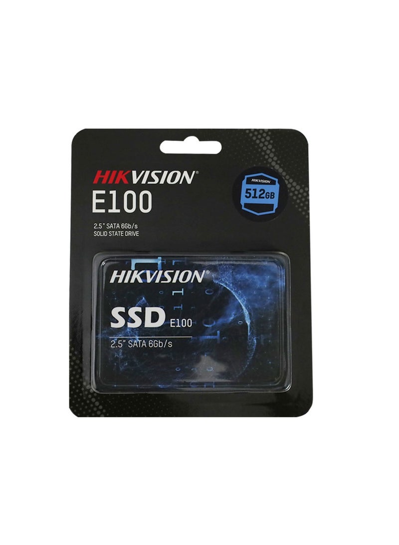 HIKVISION - E100  2.5-Inch Internal SSD, SATA 6Gb/s, up to 550MB/s - Solid State Disks 3D Nand TLC 512 GB - Image 1