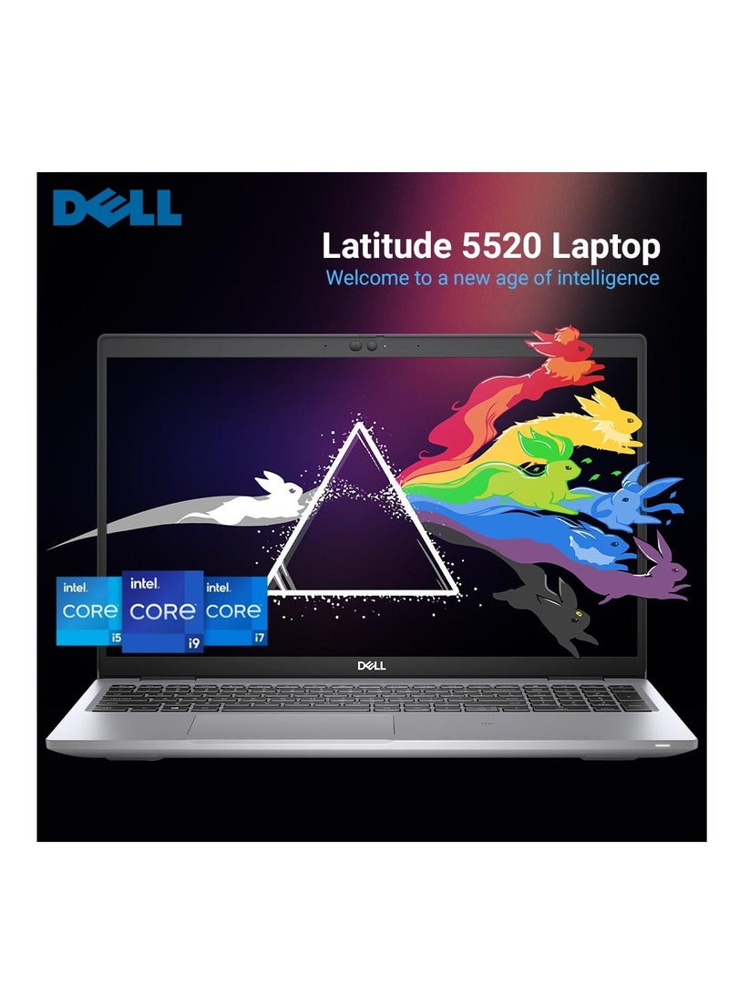 DELL - Newest 2023 Latitude 5520 Business & Professional (Upgraded Version) Laptop 15.6-Inch Display, Core i5-1135G7 Processor/16GB RAM DDR4/512GB SSD/Windows 11 Pro With Free Dell Bag English Silver - Image 1