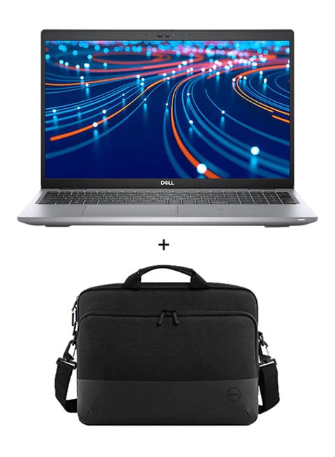 Newest 2023 Latitude 5520 Business & Professional (Upgraded Version) Laptop 15.6-Inch Display, Core i5-1135G7 Processor/16GB RAM DDR4/512GB SSD/Windows 11 Pro With Free Dell Bag English/Arabic Silver