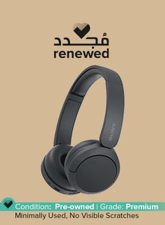 Renewed - WH-CH520 Wireless Bluetooth On Ear With Mic For Phone Call Black