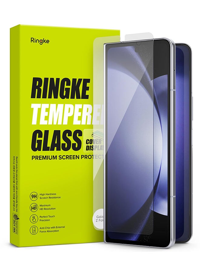 Ringke Cover Display Screen Protector Tempered Glass For Samsung Galaxy Z Fold 5 5G 2023 Clear - Image 1