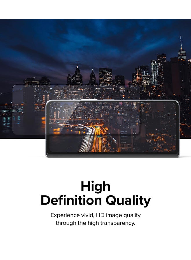 Ringke Cover Display Screen Protector Tempered Glass For Samsung Galaxy Z Fold 5 5G 2023 Clear - Image 3