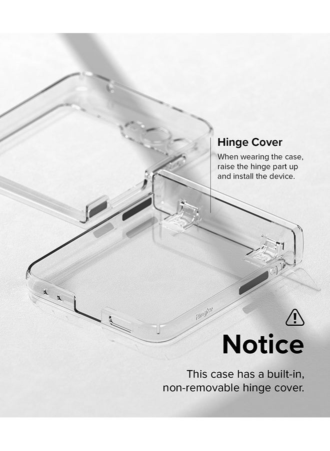 Ringke Slim Hinge Series Hard Cover For Samsung Galaxy Z Flip 5 Ultra-Thin Hard PC Transparent Impact Resistant And Durable Phone Case Clear - Image 5