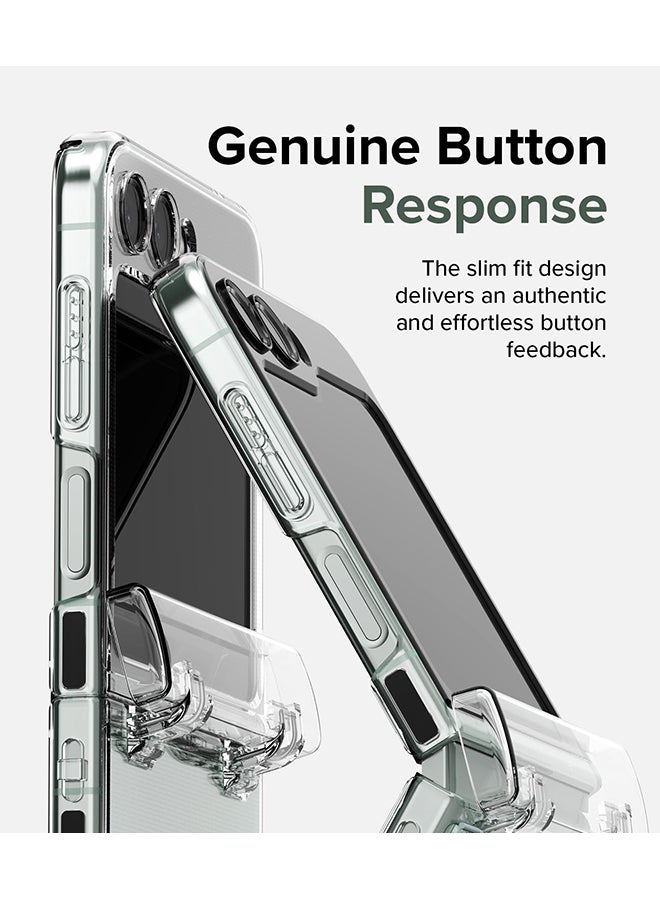 Ringke Slim Hinge Series Hard Cover For Samsung Galaxy Z Flip 5 Ultra-Thin Hard PC Transparent Impact Resistant And Durable Phone Case Clear - Image 3