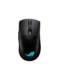 أسوس ASUS P709 ROG Keris Wireless AimPoint: مستشعر بصري 36,000 نقطة لكل بوصة، معدل استقصاء 1000 هرتز، سرعة 650 IPS، تسارع 50 جرام، عمر بطارية 400 ساعة، إضاءة RGB، تصميم يمكن استخدامه بكلتا اليدين. 