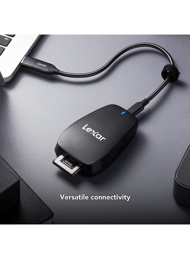 Lexar Professional CFexpress Type B USB 3.2 Gen 2x2 Reader Black - Image 3