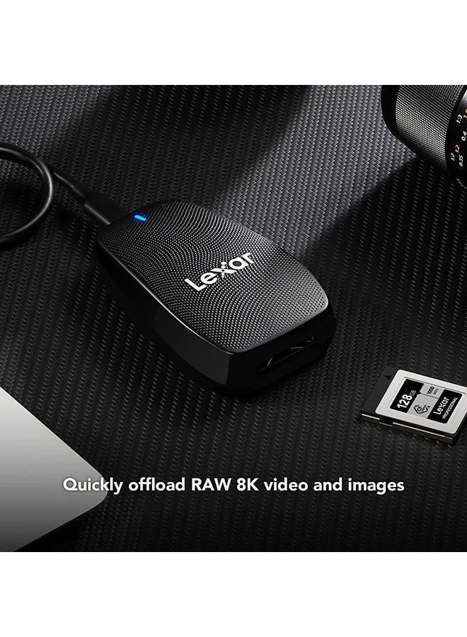 Lexar Professional CFexpress Type B USB 3.2 Gen 2x2 Reader Black - Image 2