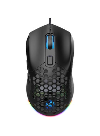 X300 RGB Gaming Mouse Backlit Wired Ergonomic 6 Button Programmable Mouse with Macro Recording & wheel speed Set 7200 DPI for Windows PC (Black) Black - pnsku/N70012801V/45/_/1696843857/4cf315f3-8ea5-4b05-b3f7-a53afb5d564e