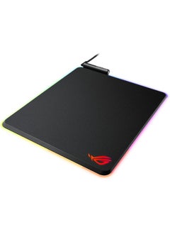 ASUS ROG Balteus Vertical Gaming Mouse Pad with Hard Micro-Textured Gaming Surface, USB pass-through, Aura Sync RGB Lighting and Non-Slip Base (12.6” X 14.6”)