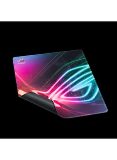 أسوس ROG Strix Edge Gaming Mouse Pad Smooth Cloth Surface Optimized for Accurate Tracking Anti Fray Stitching Non Slip Rubber Base Flexible Placement Options Light And Portable, Large  - Image 2