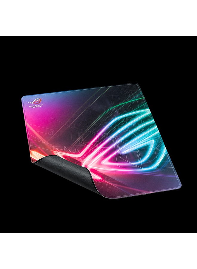 ASUS - ASUS ROG Strix Edge Gaming Mouse Pad Smooth Cloth Surface Optimized for Accurate Tracking Anti Fray Stitching Non Slip Rubber Base Flexible Placement Options Light & Portable, black, Large - Image 1