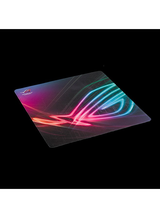 ASUS - ASUS ROG Strix Edge Gaming Mouse Pad Smooth Cloth Surface Optimized for Accurate Tracking Anti Fray Stitching Non Slip Rubber Base Flexible Placement Options Light & Portable, black, Large - Image 1