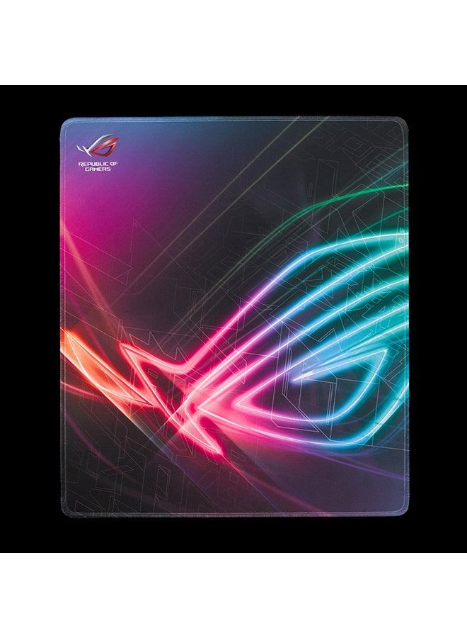 ASUS - ASUS ROG Strix Edge Gaming Mouse Pad Smooth Cloth Surface Optimized for Accurate Tracking Anti Fray Stitching Non Slip Rubber Base Flexible Placement Options Light & Portable, black, Large - Image 1