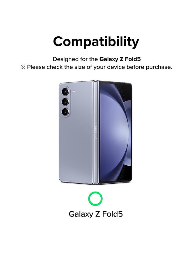 Ringke Camera Styling Lens Protector For Samsung Galaxy Z Fold 5 2023, Aluminium Frame Tough Protective Adhesive Sticker Cover - Clear - Image 2