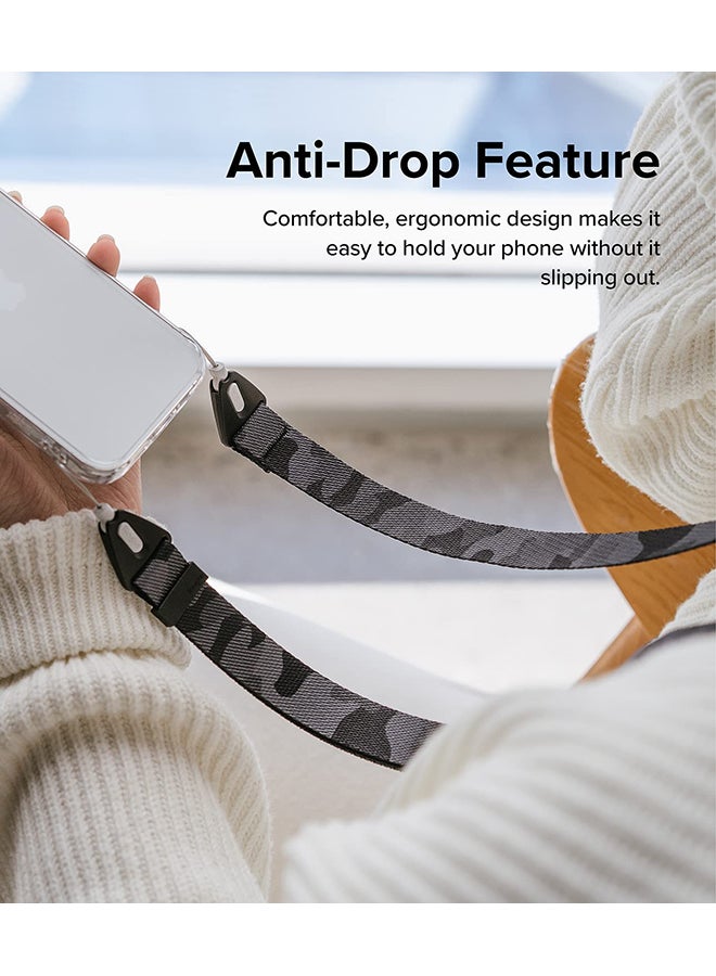 Ringke - Shoulder Strap Designed With Adjustable Sturdy Universal QuikCatch Lanyard For Camera And Phone Case - Forest - Image 1