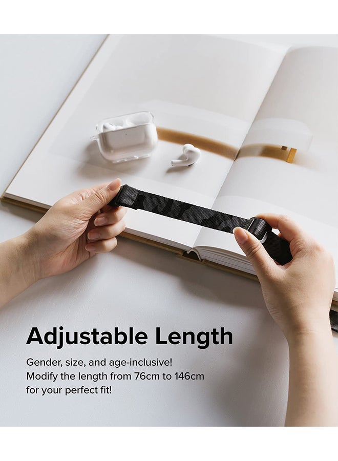 Ringke - Shoulder Strap Designed With Adjustable Sturdy Universal QuikCatch Lanyard For Camera And Phone Case - Forest - Image 1